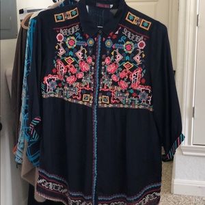 Johnny Was Blouse size small